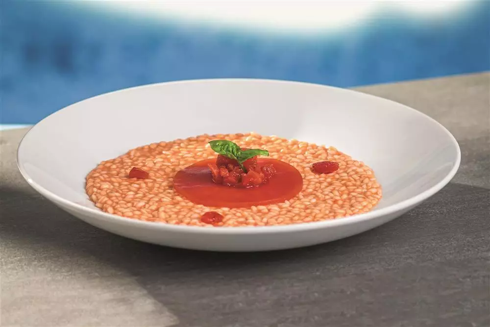 Risotto al pomodoro in 3 consistenze
