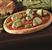 Pizza con Polpafine, zucchine, e quenelle di caprino alle erbe