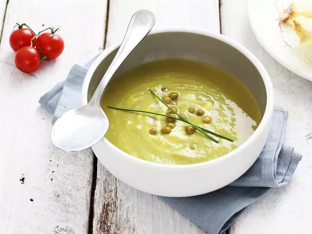 Crema di Piselli e yogurt