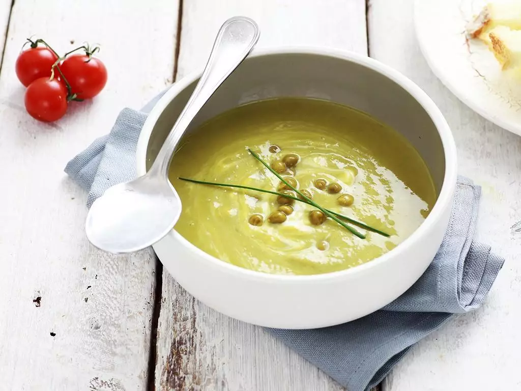 Crema di Piselli e yogurt
