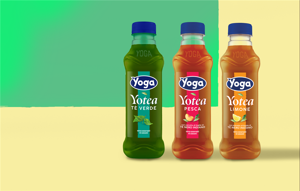 YOTEA: nuovo look e nuovo formato per il tè freddo firmato Yoga