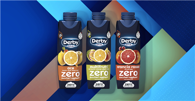 Derby Blue ZERO amplia la gamma con il Brick 300 ml nei gusti Multifrutti, Ace e Arancia Rossa
