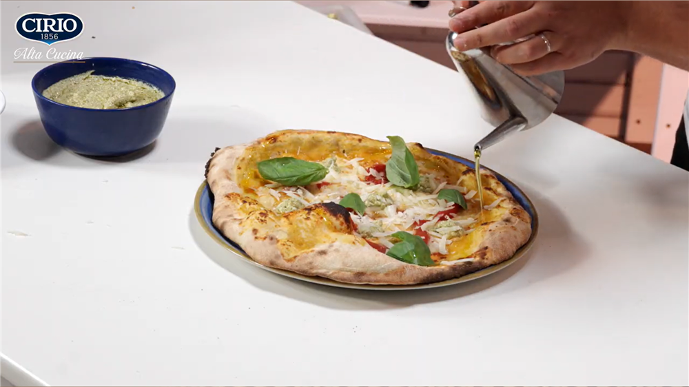 Pizza "Crema di sole" con Giuseppe Cardone