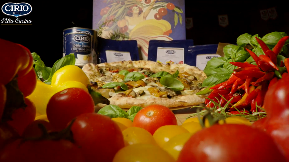 Pizza “Ortolana Gold” con Simeone Castaniere