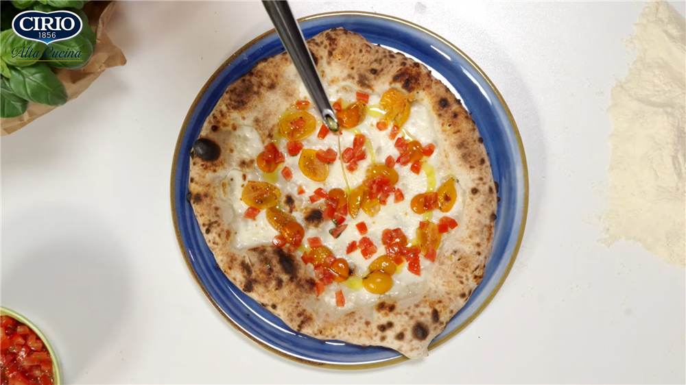 Pizza “Tre Pomodori” con Mario Antonacci (Basilico Rosso)